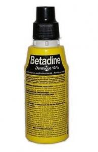 Betadine dermique, flacon jaune