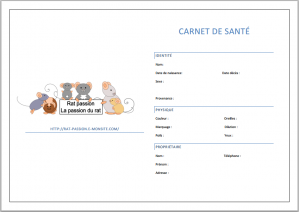 Miniature carnet de santé